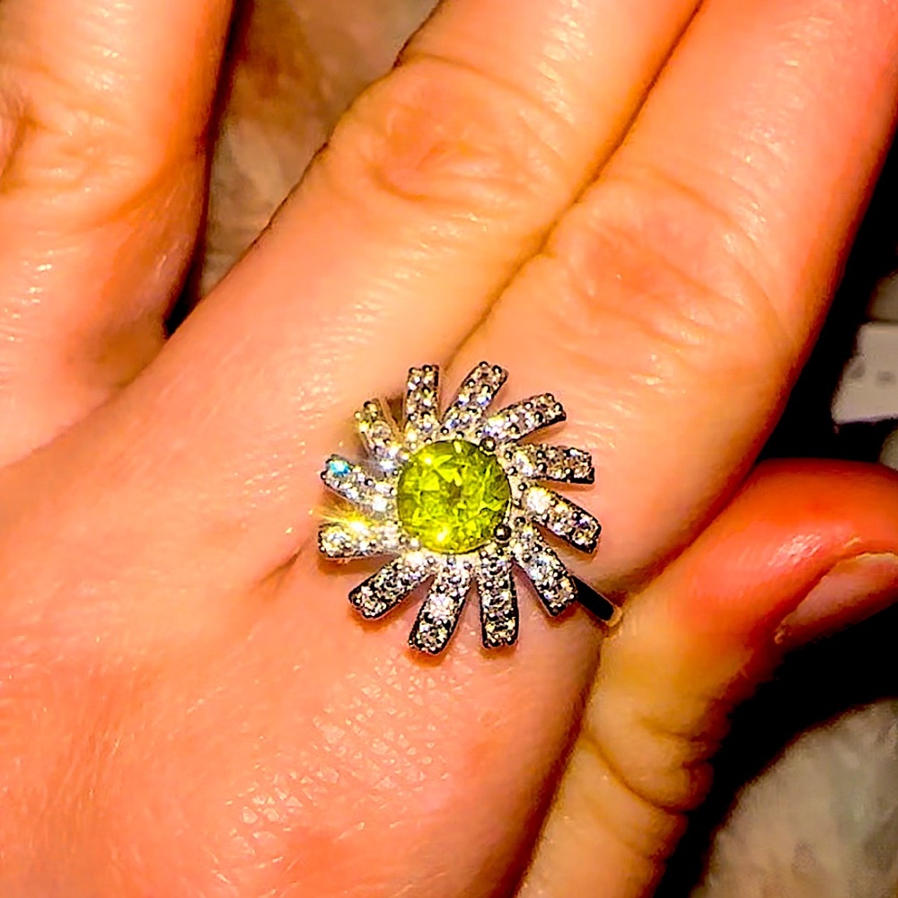 Fragrsnt Jewels $100 Semi Precious Stone Peridot Ring